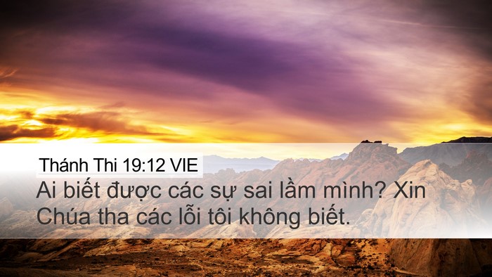 Thánh Thi 19:12 VIE Bible Verse Image