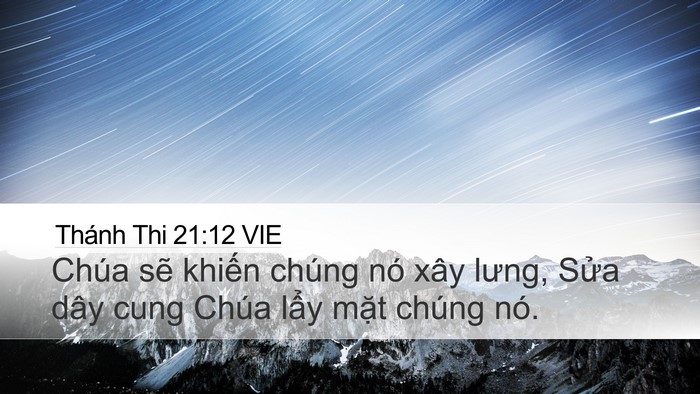 Thánh Thi 21:12 VIE Bible Verse Image