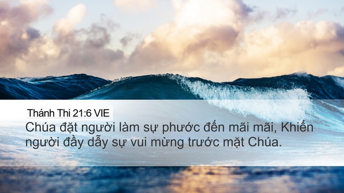 Thánh Thi 21:6 VIE Bible Verse Image