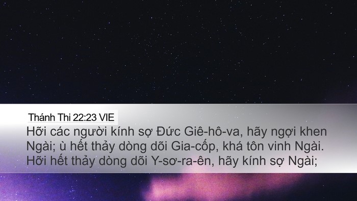 Thánh Thi 22:23 VIE Bible Verse Image
