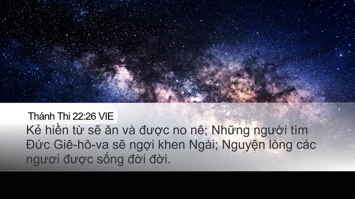 Thánh Thi 22:26 VIE Bible Verse Image