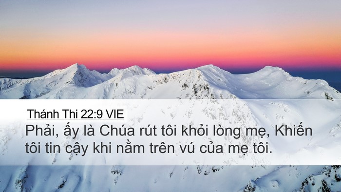 Thánh Thi 22:9 VIE Bible Verse Image
