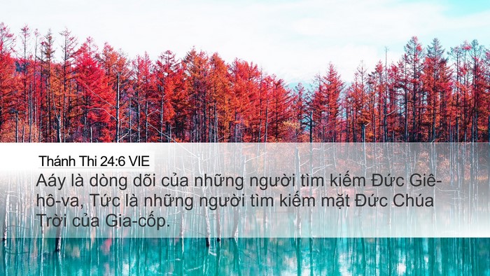 Thánh Thi 24:6 VIE Bible Verse Image