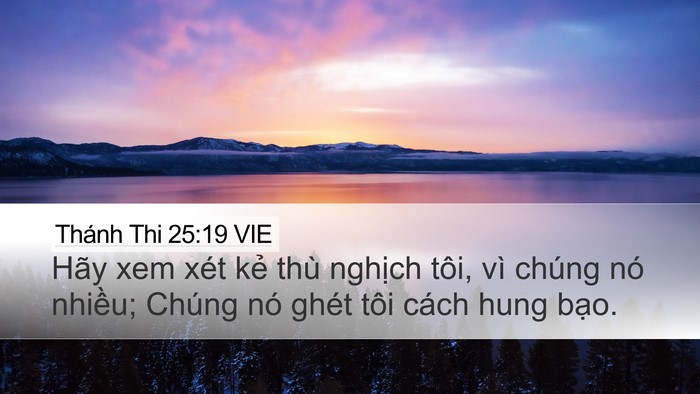 Thánh Thi 25:19 VIE Bible Verse Image