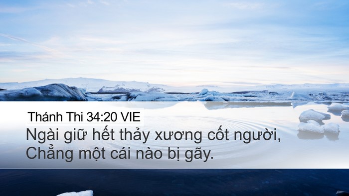 Thánh Thi 34:20 VIE Bible Verse Image