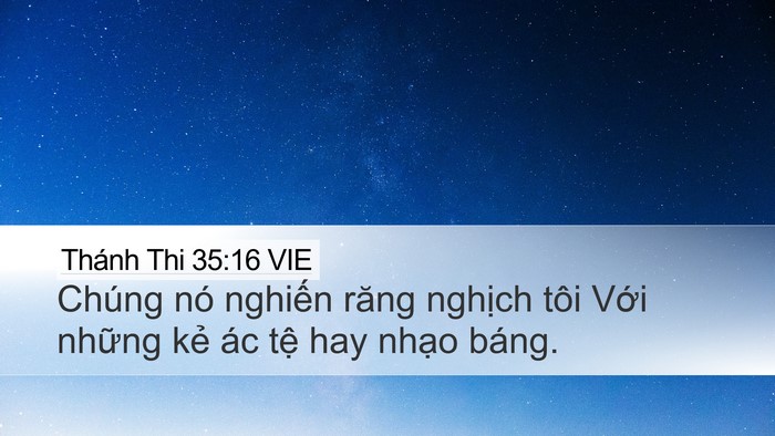 Thánh Thi 35:16 VIE Bible Verse Image