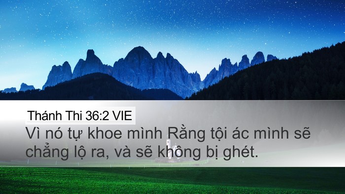 Thánh Thi 36:2 VIE Bible Verse Image