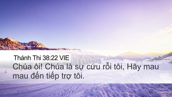Thánh Thi 38:22 VIE Bible Verse Image