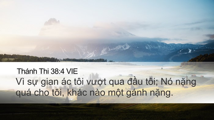 Thánh Thi 38:4 VIE Bible Verse Image