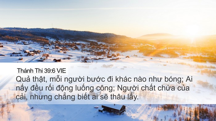 Thánh Thi 39:6 VIE Bible Verse Image