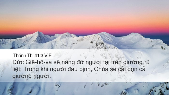 Thánh Thi 41:3 VIE Bible Verse Image