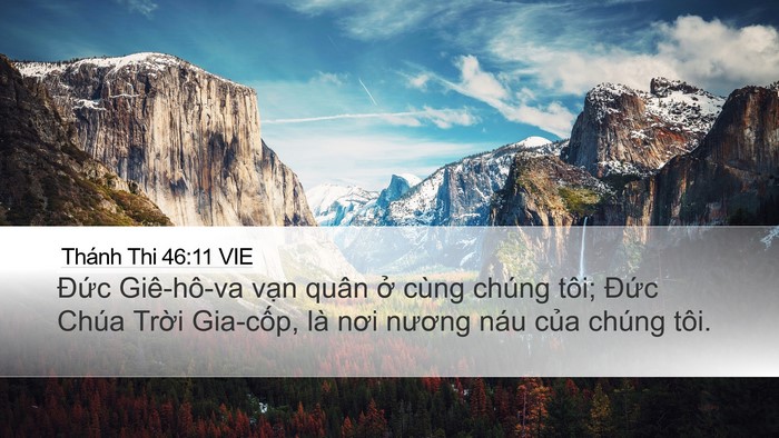 Thánh Thi 46:11 VIE Bible Verse Image