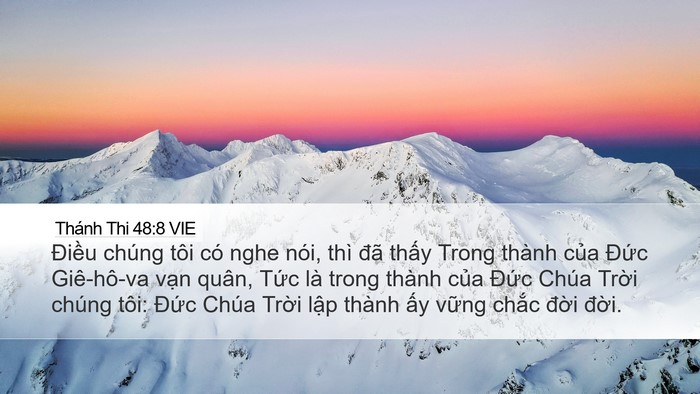 Thánh Thi 48:8 VIE Bible Verse Image