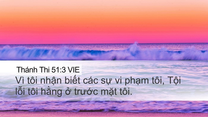 Thánh Thi 51:3 VIE Bible Verse Image