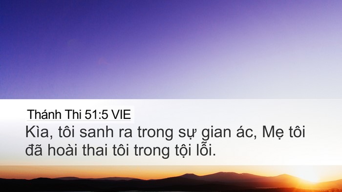 Thánh Thi 51:5 VIE Bible Verse Image