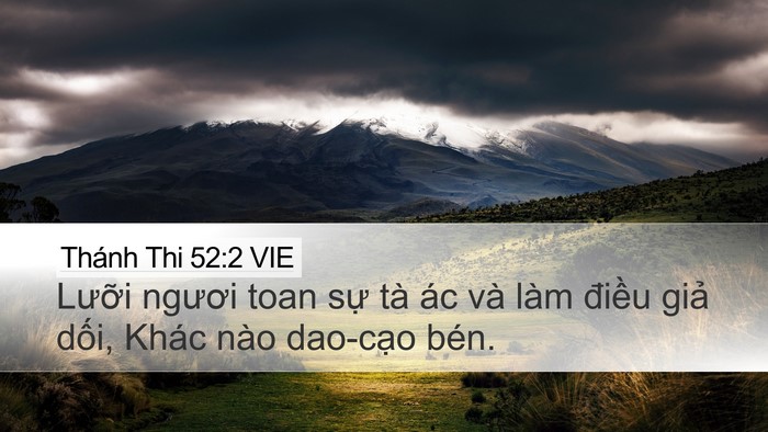 Thánh Thi 52:2 VIE Bible Verse Image