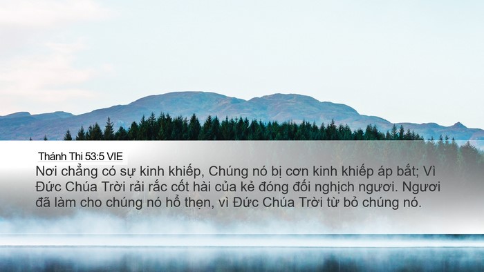 Thánh Thi 53:5 VIE Bible Verse Image