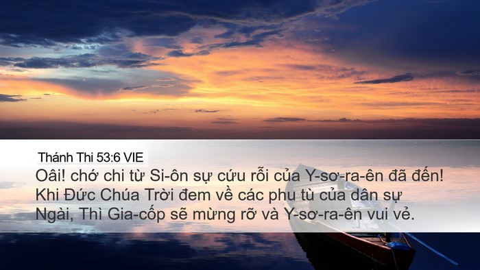 Thánh Thi 53:6 VIE Bible Verse Image
