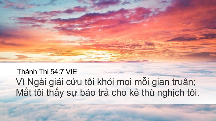 Thánh Thi 54:7 VIE Bible Verse Image