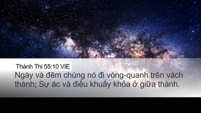 Thánh Thi 55:10 VIE Bible Verse Image