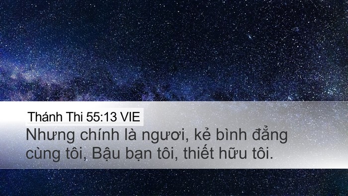 Thánh Thi 55:13 VIE Bible Verse Image