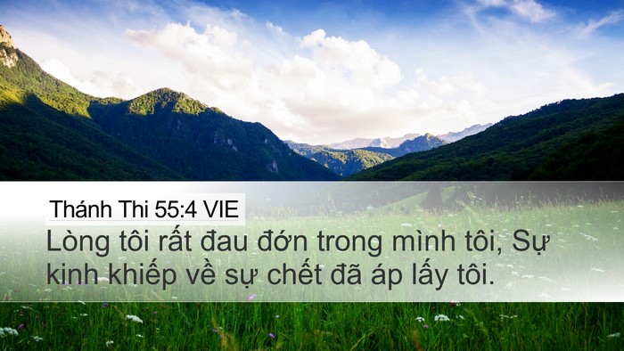 Thánh Thi 55:4 VIE Bible Verse Image