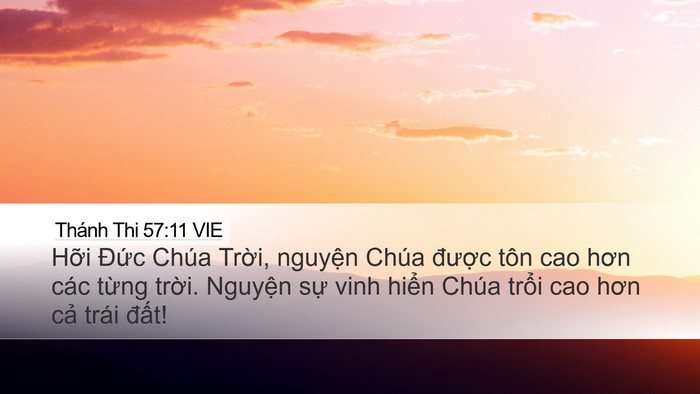 Thánh Thi 57:11 VIE Bible Verse Image
