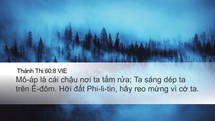Thánh Thi 60:8 VIE Bible Verse Image