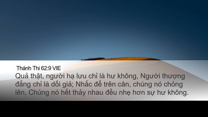 Thánh Thi 62:9 VIE Bible Verse Image