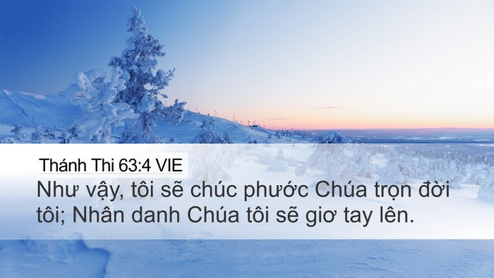 Thánh Thi 63:4 VIE Bible Verse Image