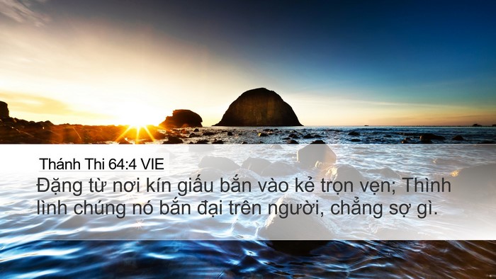 Thánh Thi 64:4 VIE Bible Verse Image