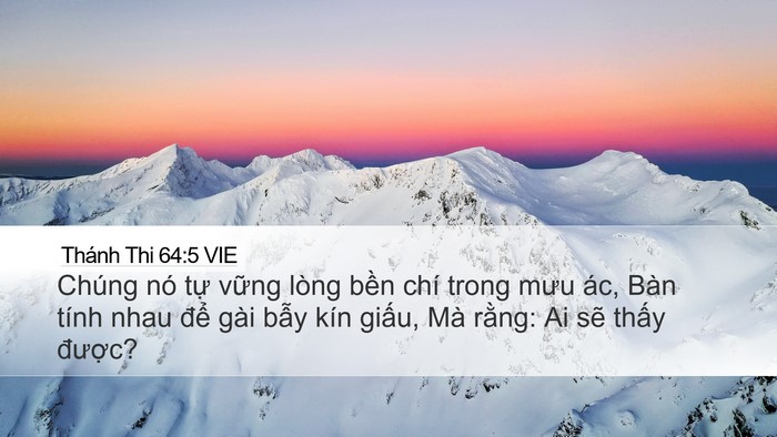 Thánh Thi 64:5 VIE Bible Verse Image