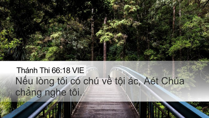 Thánh Thi 66:18 VIE Bible Verse Image