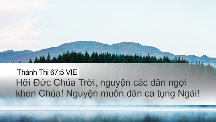 Thánh Thi 67:5 VIE Bible Verse Image