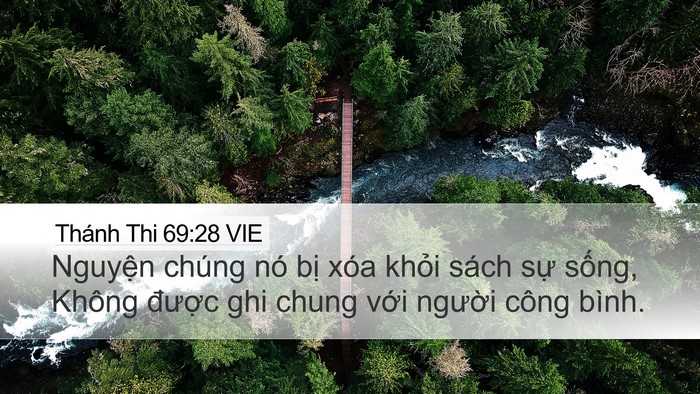 Thánh Thi 69:28 VIE Bible Verse Image