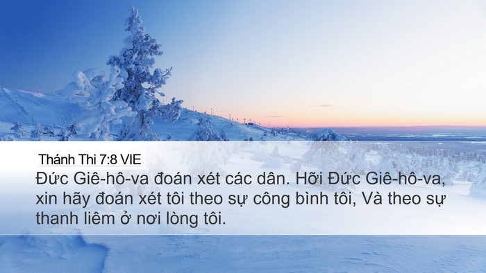 Thánh Thi 7:8 VIE Bible Verse Image