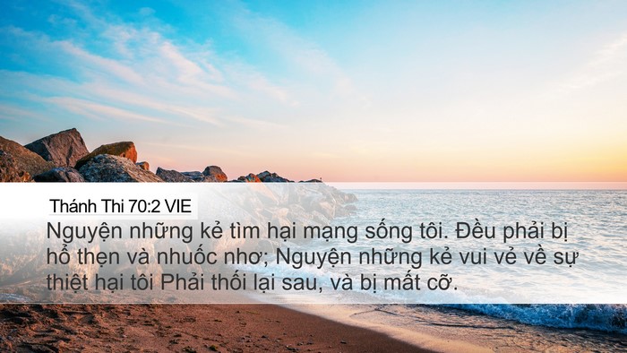 Thánh Thi 70:2 VIE Desktop Wallpaper - Nguyện những kẻ tìm hại mạng sống - Desktop Bible Verse Wallpaper