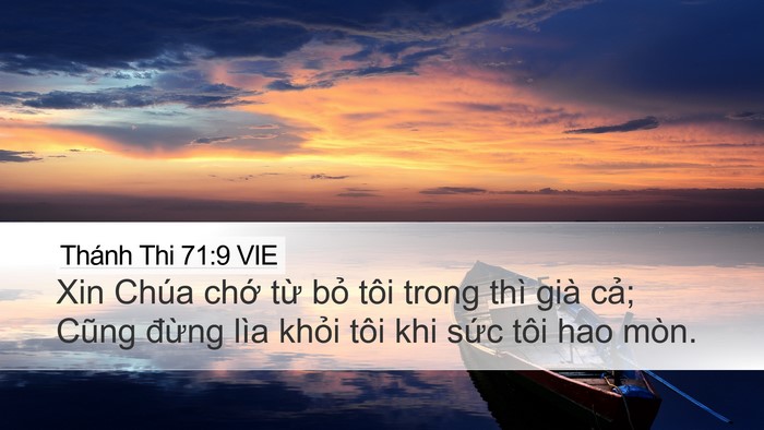 Thánh Thi 71:9 VIE Bible Verse Image