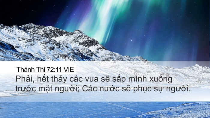 Thánh Thi 72:11 VIE Bible Verse Image