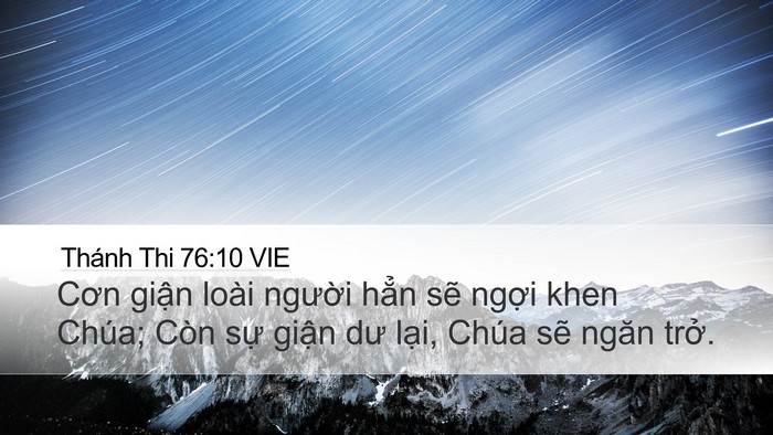 Thánh Thi 76:10 VIE Bible Verse Image