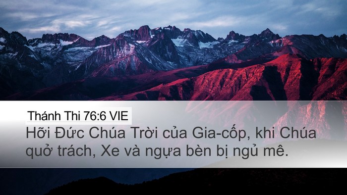 Thánh Thi 76:6 VIE Bible Verse Image