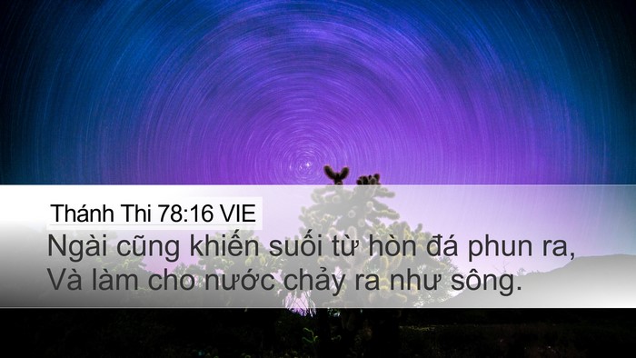 Thánh Thi 78:16 VIE Bible Verse Image