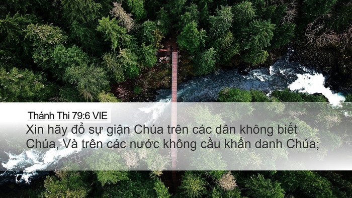 Thánh Thi 79:6 VIE Bible Verse Image