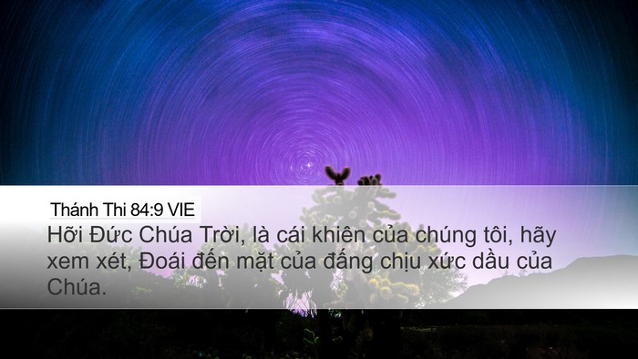 Thánh Thi 84:9 VIE Bible Verse Image