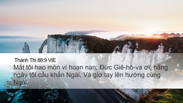 Thánh Thi 88:9 VIE Bible Verse Image