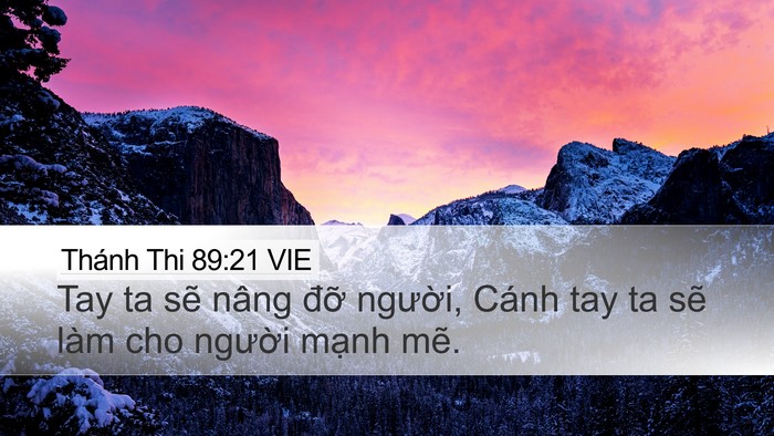 Thánh Thi 89:21 VIE Bible Verse Image