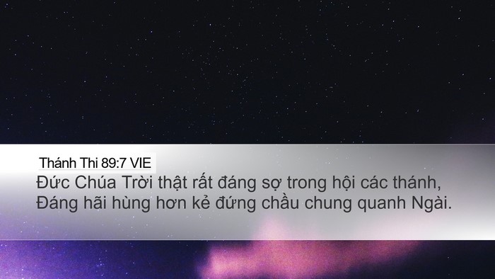 Thánh Thi 89:7 VIE Bible Verse Image