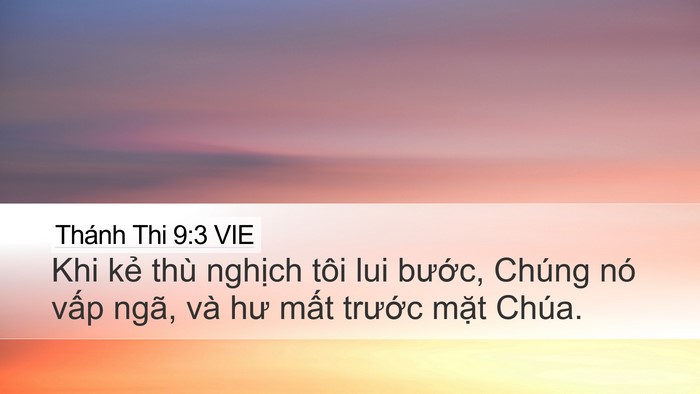 Thánh Thi 9:3 VIE Bible Verse Image