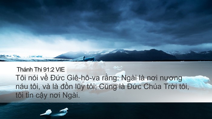 Thánh Thi 91:2 VIE Bible Verse Image