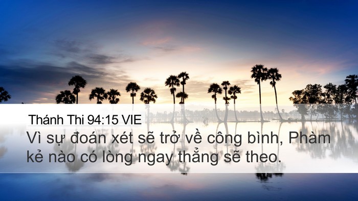 Thánh Thi 94:15 VIE Bible Verse Image